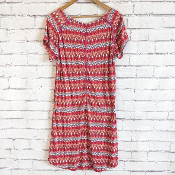 HATLEY Aztec Boho Geometric Casual Summer Dress - Picture 8 of 13